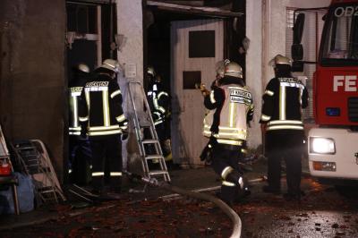 Brand eines leerstendes Mehrfamilienhaus in Kraichtal